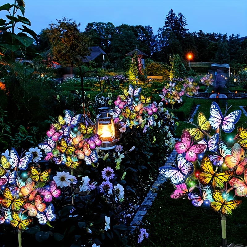 Outdoor Lighting Xmas - Luci da giardino a farfalla a