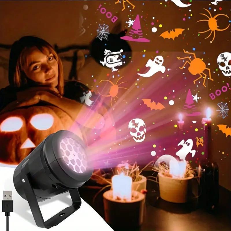 Outdoor Lighting Xmas - Proiettore LED per Halloween, Decorazione Natalizia