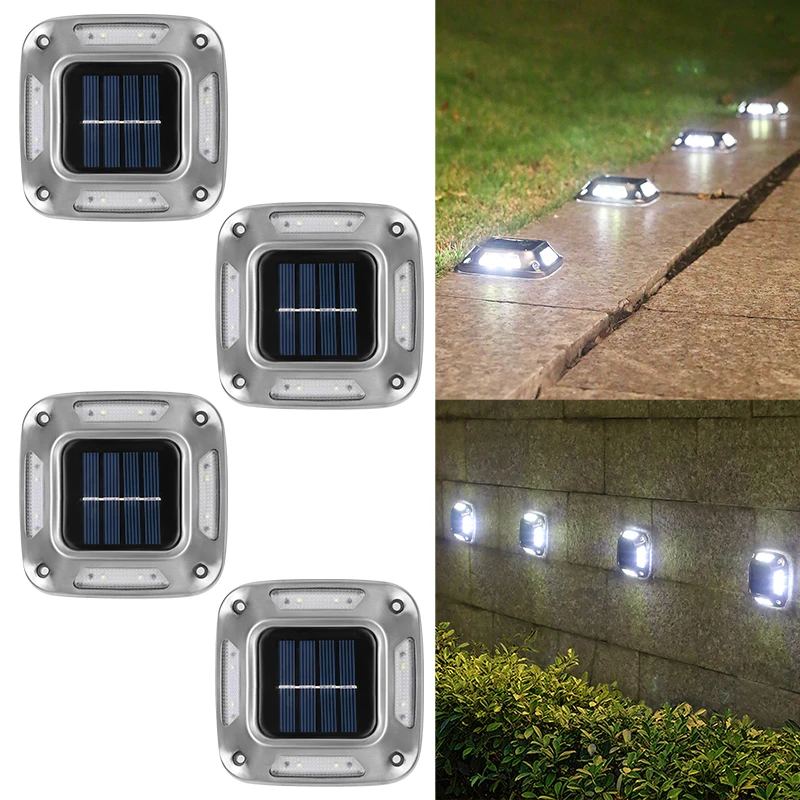 Outdoor Lighting Driveway - Lampada Solare a 8 LED per