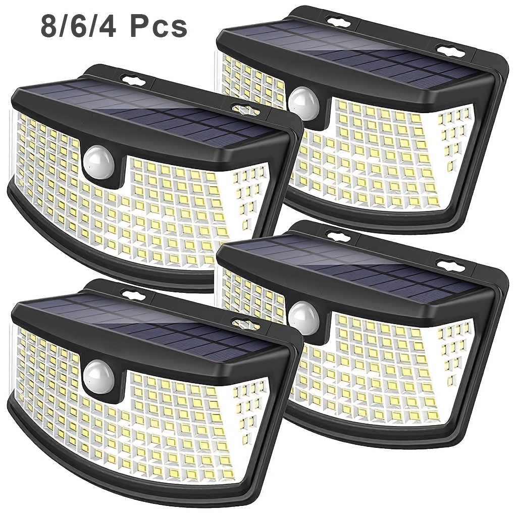 Outdoor Lighting Motion Sensor - 8/6/4 Confezioni di Luci Solari con