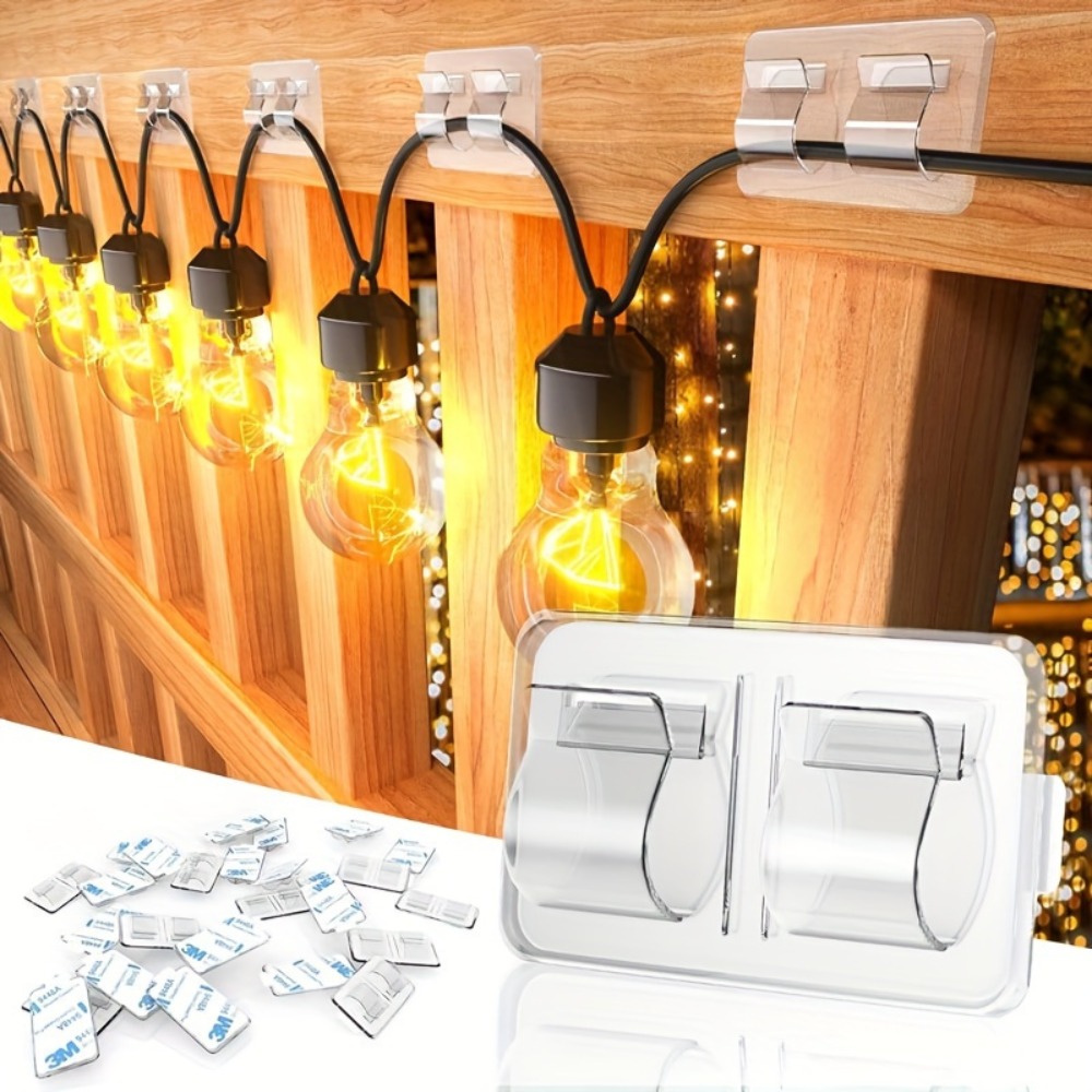 Outdoor Lighting Xmas - Ganci da 4/10 pezzi per luci
