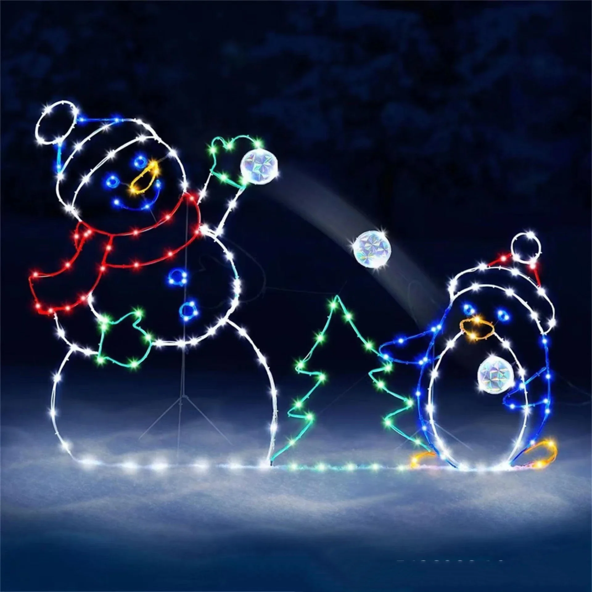 Palla di neve animata Luce LED - Outdoor Lighting Xmas recensione e prezzo