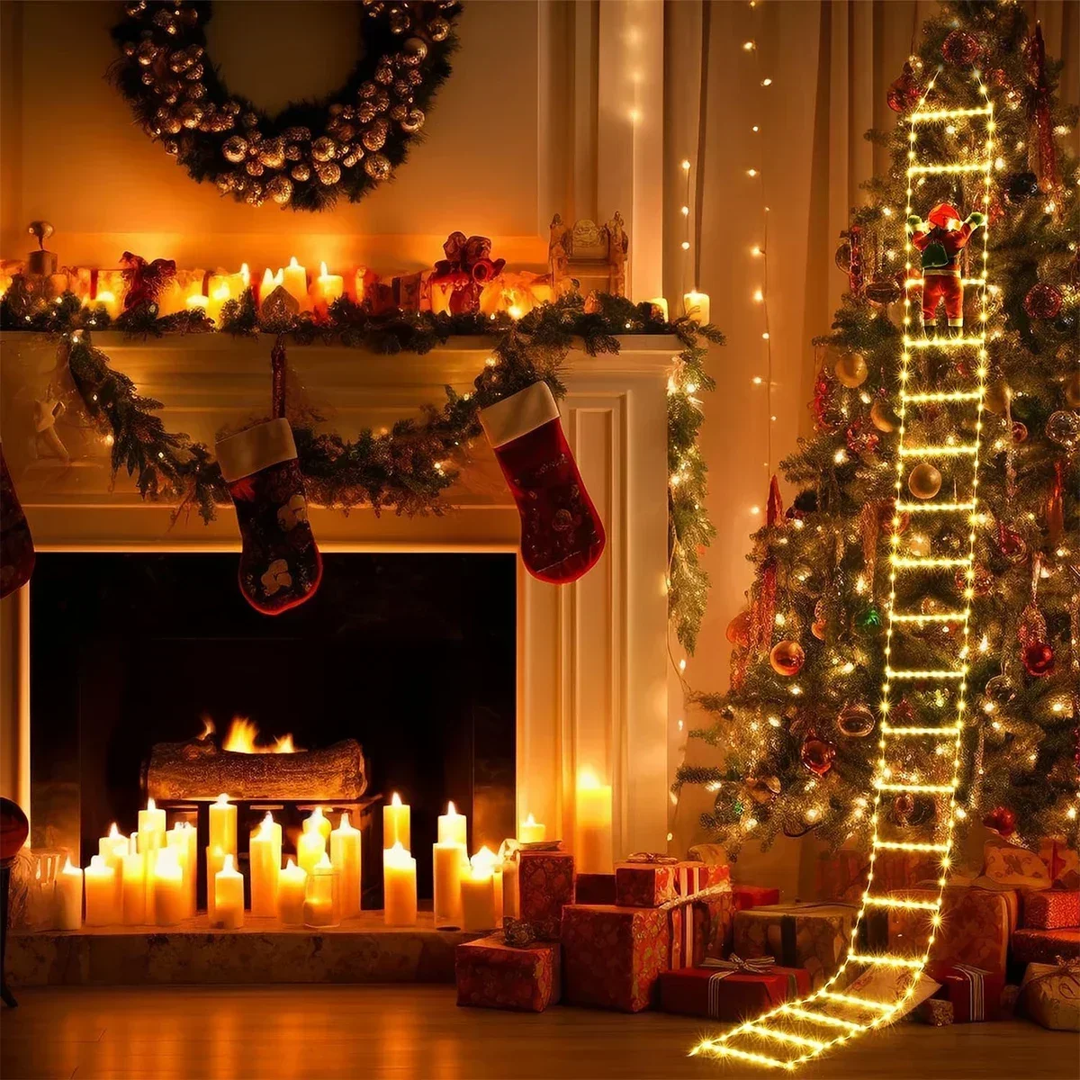 LED Ladder Light per babbo nat - Outdoor Lighting Xmas recensione e prezzo