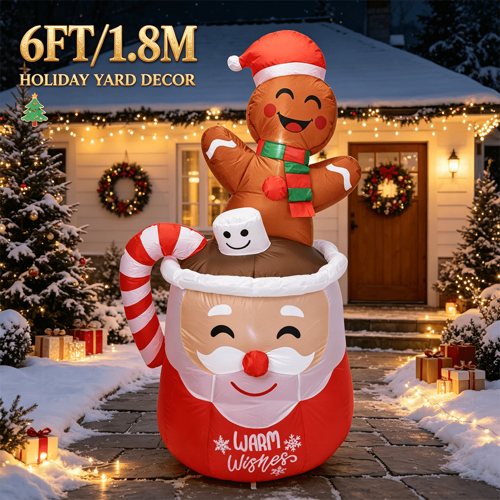 Decorazione Natalizia Gonfiabi - Xmas Outdoor Lighting Decorations recensione e prezzo