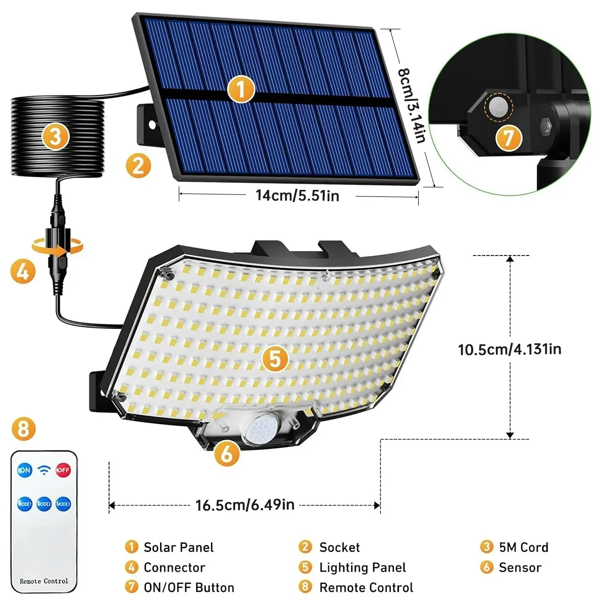 Luci Solari da Esterno 234LED  - Outdoor Lighting Motion Sensor recensione e prezzo
