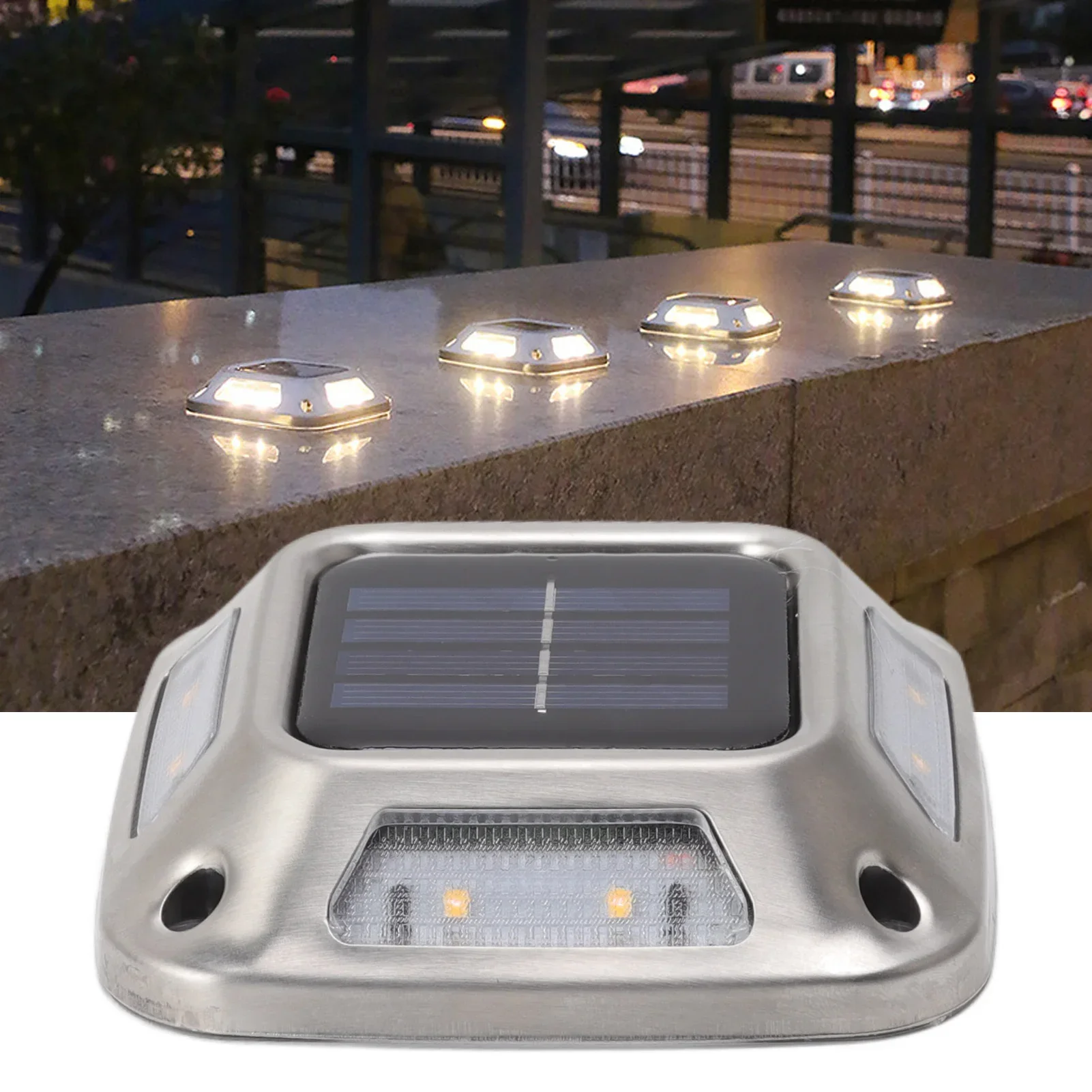 Lampada Solare a 8 LED per Via - Outdoor Lighting Driveway recensione e prezzo
