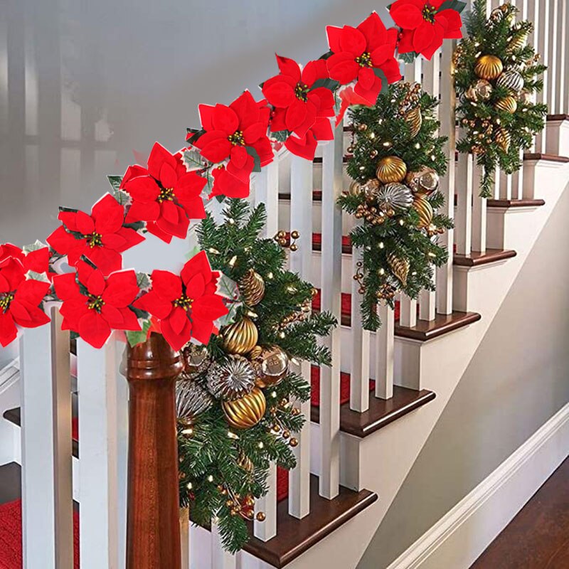 2/3m Natale Poinsettia Fiore G - Outdoor Lighting Xmas recensione e prezzo