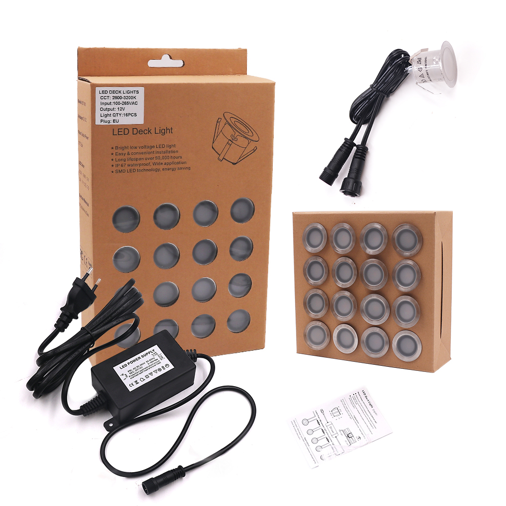 DC12V RGB LED Deck Light IP67  - Deck Step Light recensione e prezzo