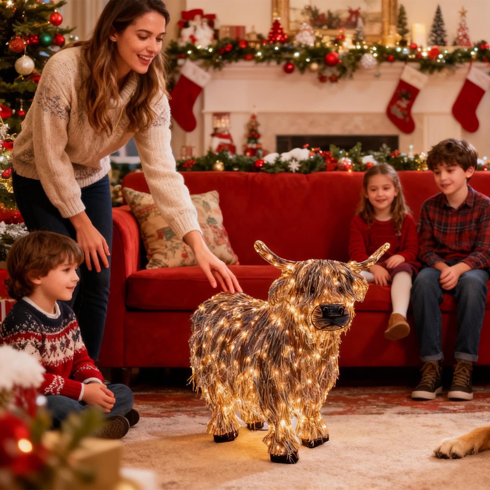 decorazioni per mucche Mucca 3 - Outdoor Lighting Xmas recensione e prezzo