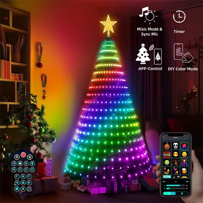 Luci di Natale da 2,1 m con 40 - Xmas Outdoor Lighting Decorations recensione e prezzo