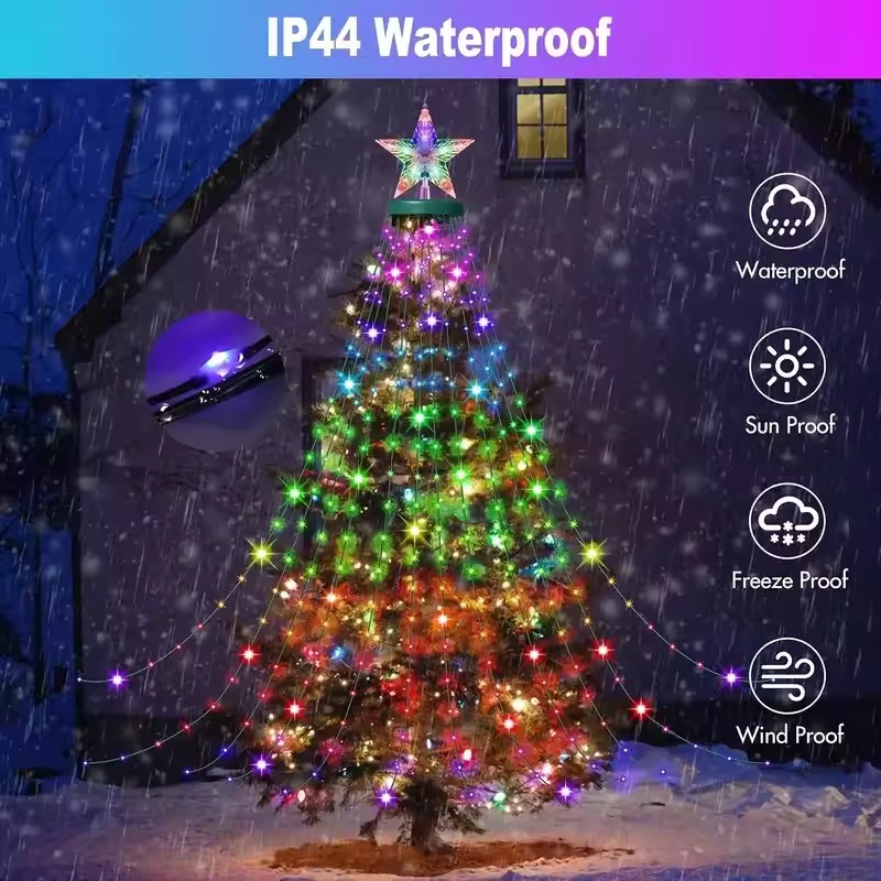 Luci di Natale da 2,1 m con 40 - Xmas Outdoor Lighting Decorations recensione e prezzo