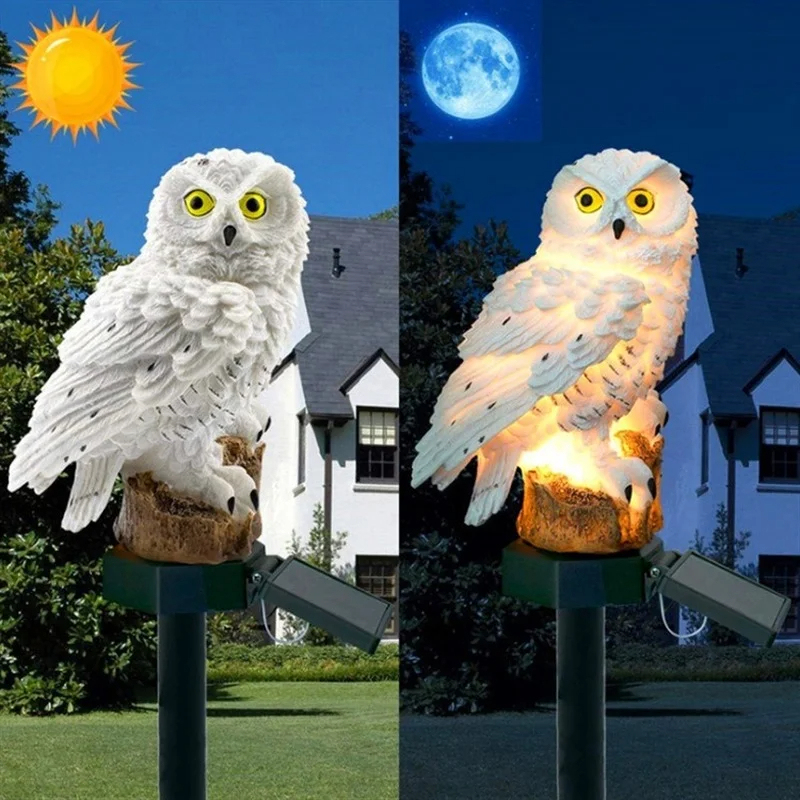 Statua di Gufo Solare con Luce - Lighting Fixture Outdoor recensione e prezzo