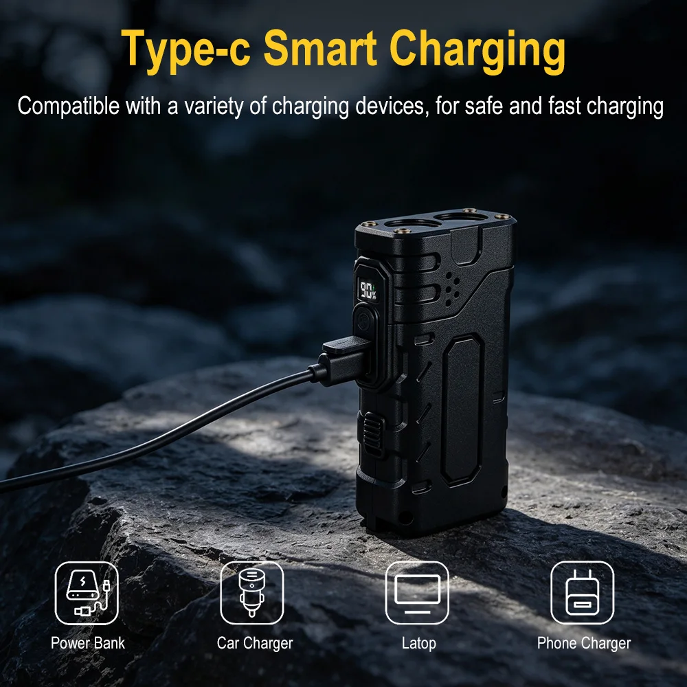 BORUIiT Torcia LED EDC a Manov - Lighting Fixture Outdoor recensione e prezzo