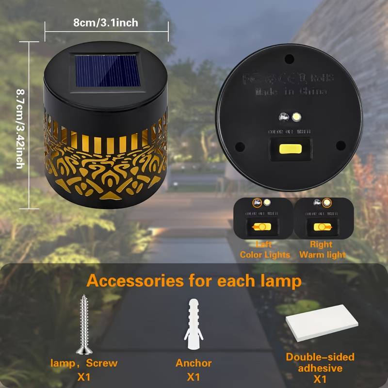 Confezione da 2 Luci Solari da - Outdoor Lighting Driveway recensione e prezzo