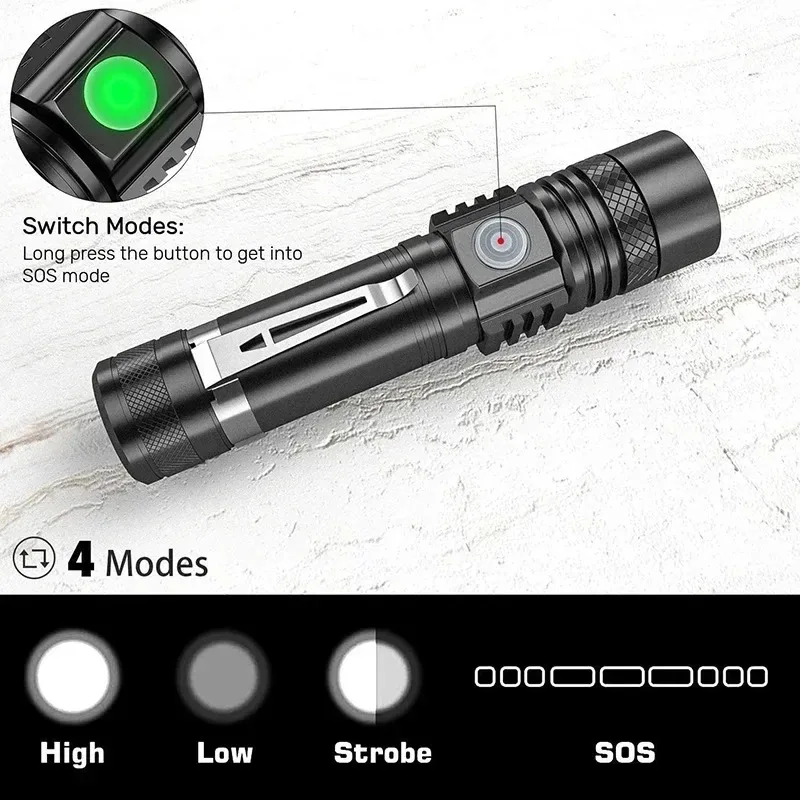 Torcia LED T6 Ricaricabile, To - Lighting Fixture Outdoor recensione e prezzo