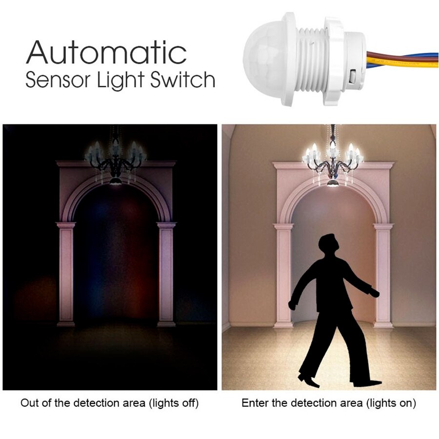 Sensore di Movimento PIR, Inte - Outdoor Lighting Motion Sensor recensione e prezzo