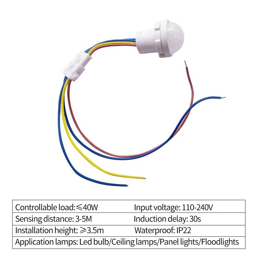 Sensore di Movimento PIR, Inte - Outdoor Lighting Motion Sensor recensione e prezzo