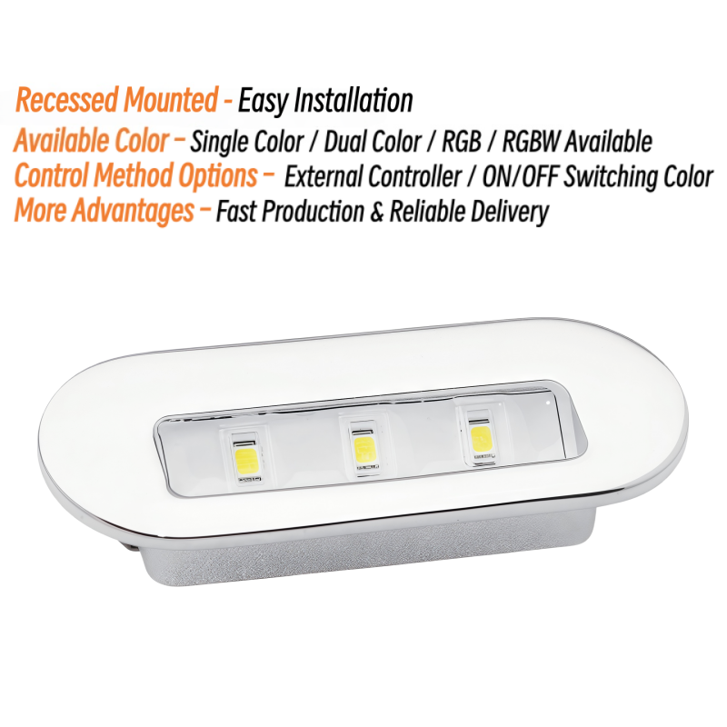 Luce di Cortesia LED 3W 12V 24 - Deck Step Light recensione e prezzo