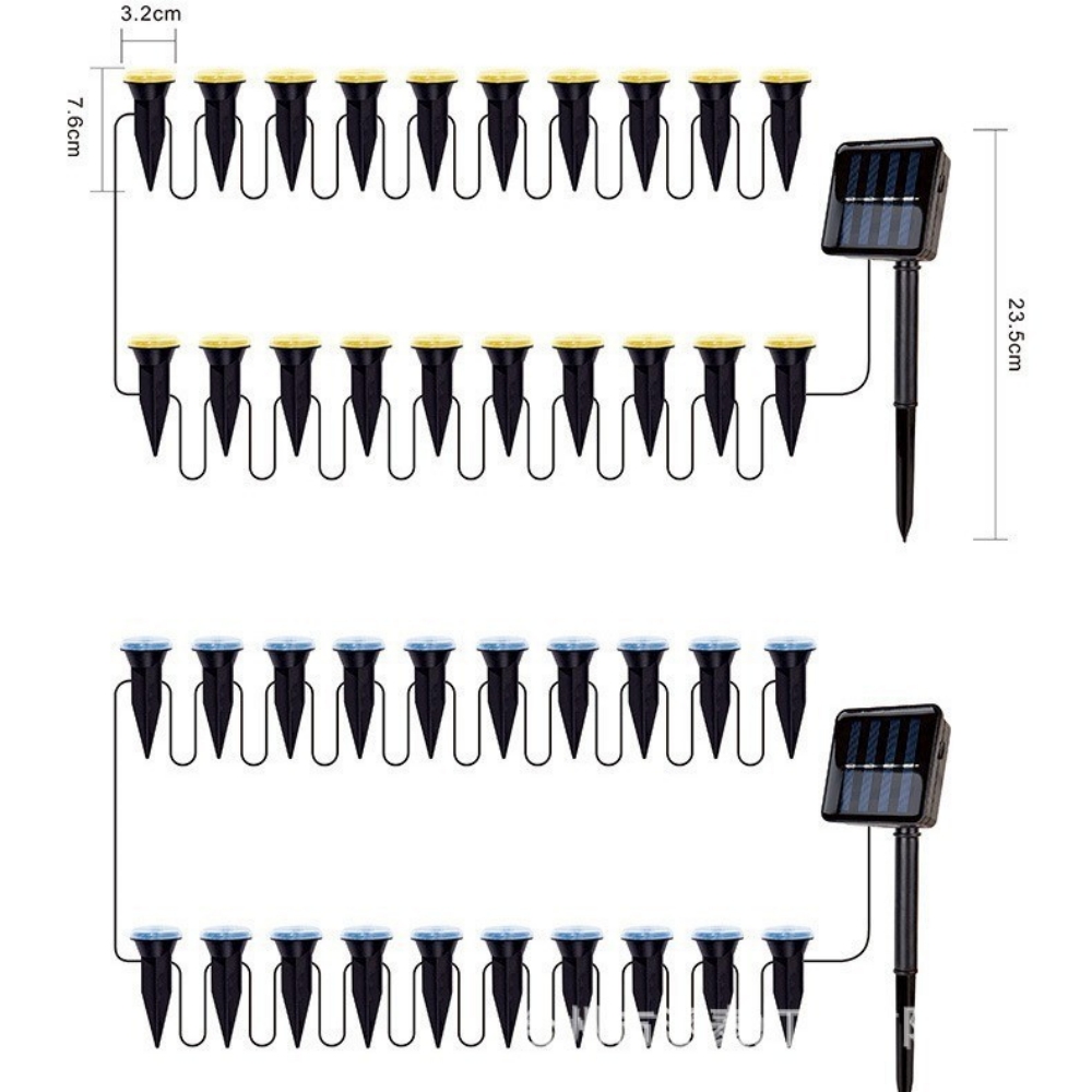 Luci Solari da Giardino 30/20/ - Outdoor Lighting Driveway recensione e prezzo