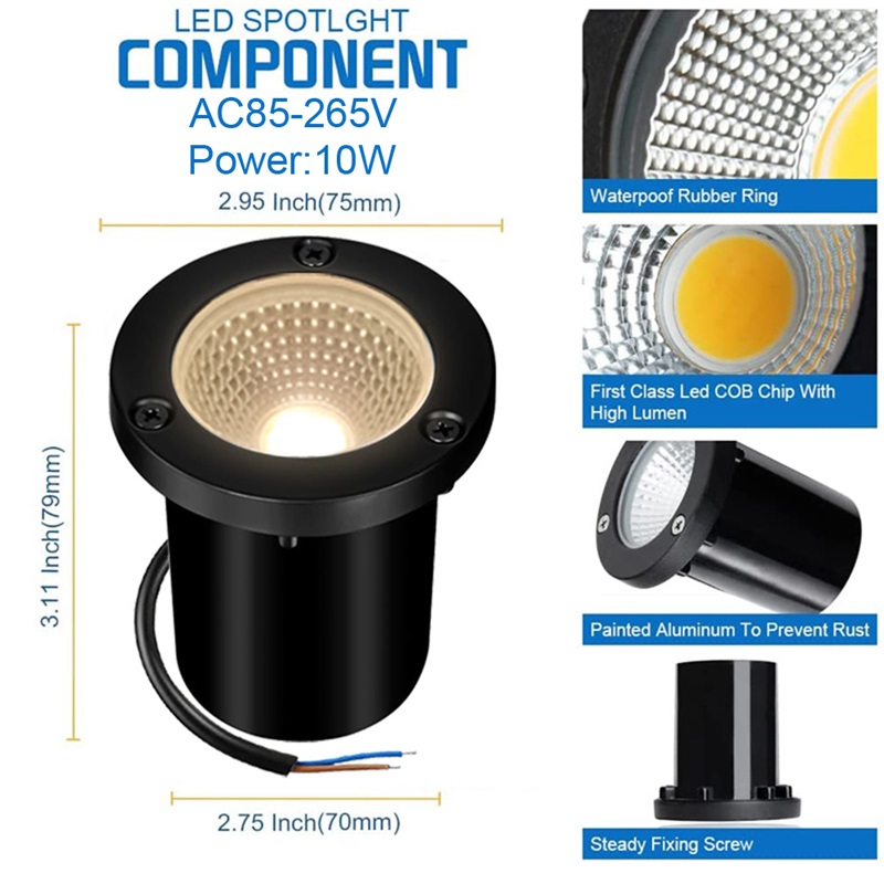 Lampada da terra a LED per est - Deck Step Light recensione e prezzo
