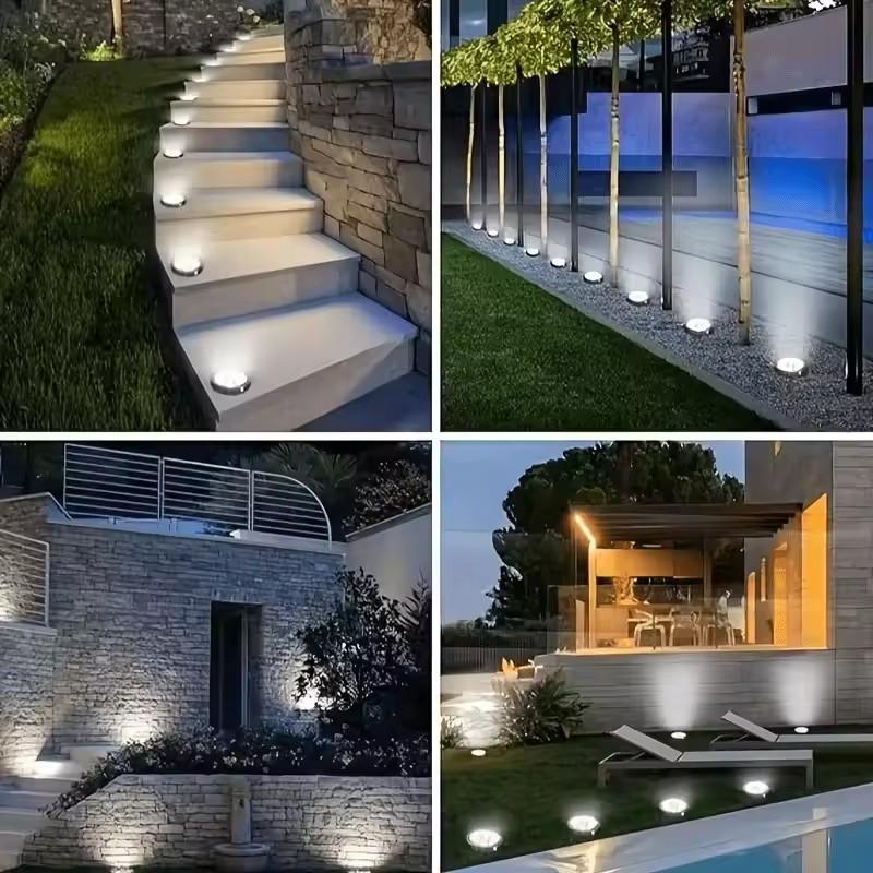 Lampada solare a disco IP68 im - Deck Step Light recensione e prezzo