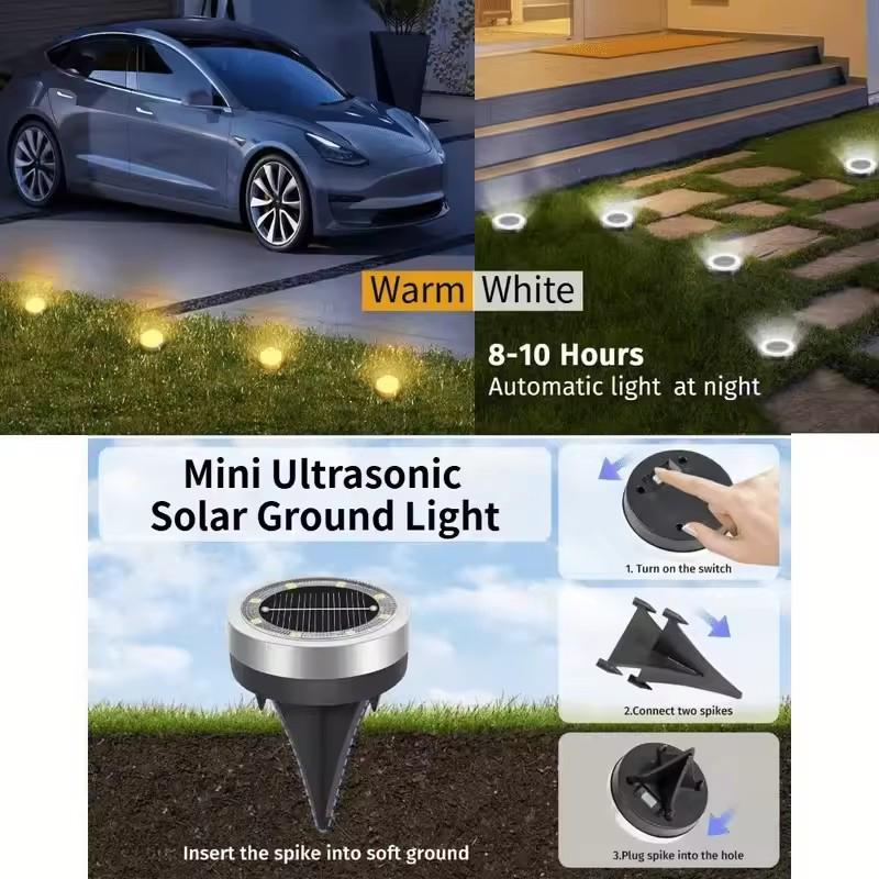 Lampada solare a disco IP68 im - Deck Step Light recensione e prezzo